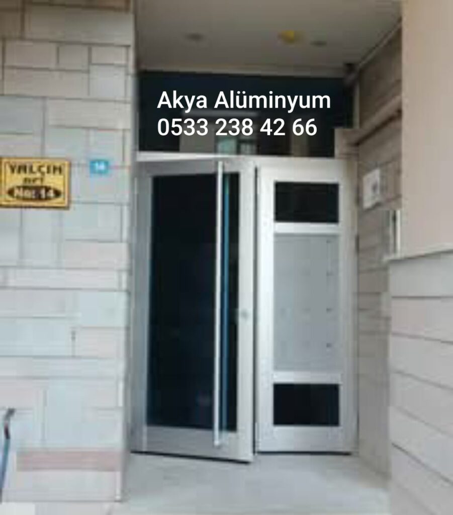 Alüminyum Site Giriş Kapı Kapıları